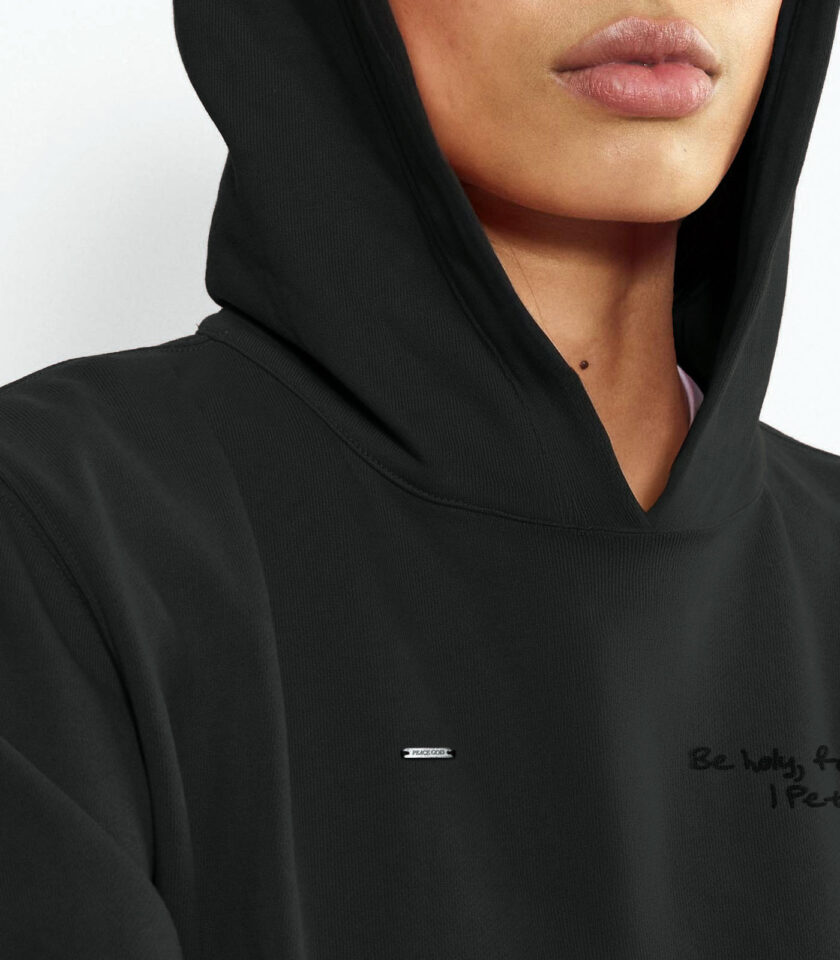 Be Holy Cropped Hoodie - Image 3